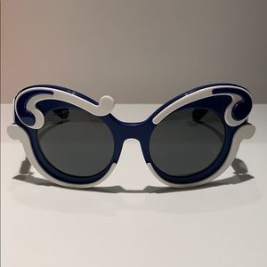 PRADA | The Minimal Baroque Blue/White Sunglasses